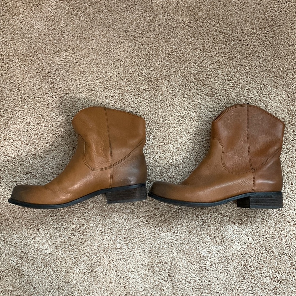Jessica Simpson size 7 brown leather ankle boots